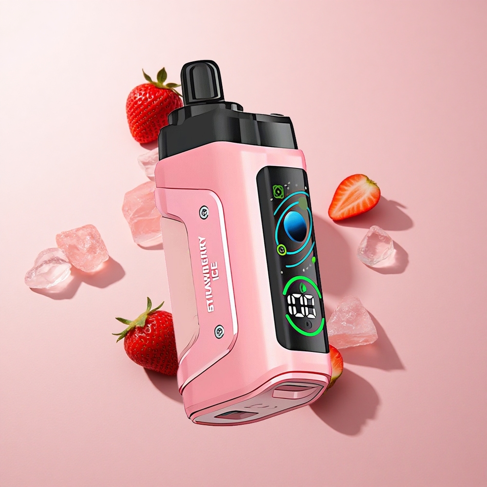 Razz Bar 45000 Puffs Elszívható E-szigi Eper Jég és Ribizli