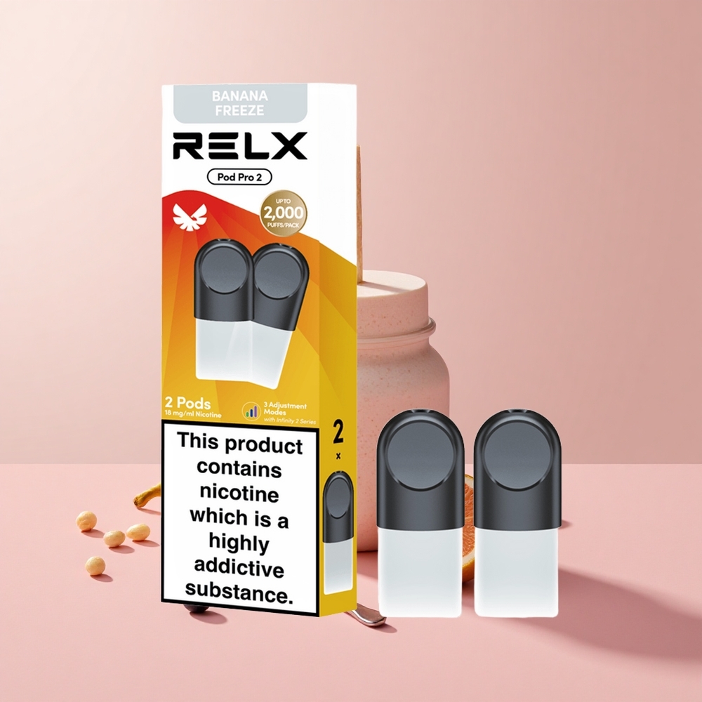 RELX Pod Pro 2 600 Puffs Desszert-Banana Fagy RELX Pod Pro 2 600 Puffs Desszert-Banana Fagy