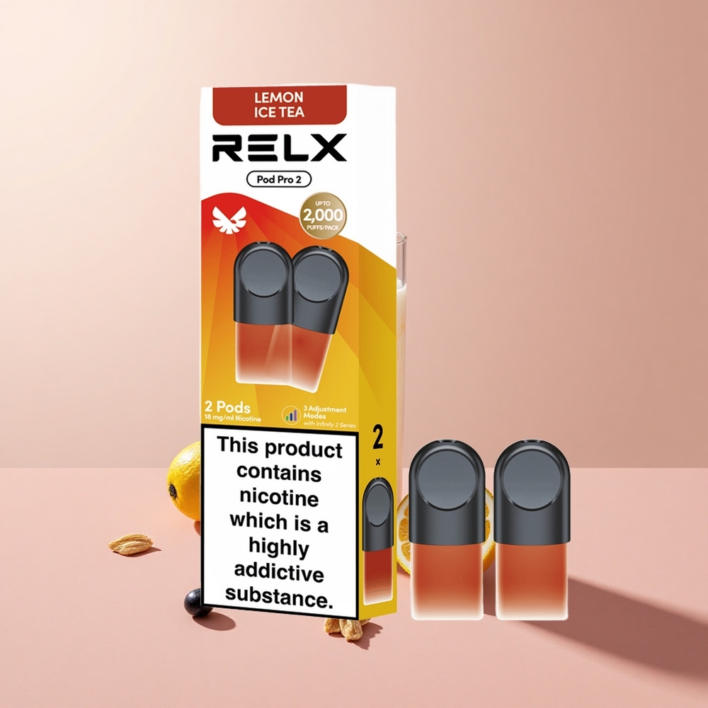 RELX Pod Pro 2 600 Puffs Tea-Citronjég Tea 1,9ml