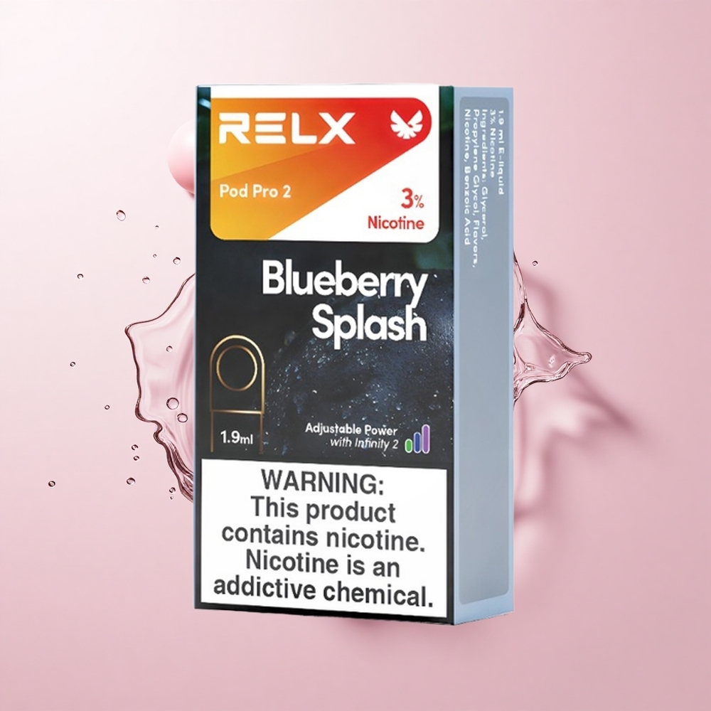 RELX Pod Pro 2 600 Puffs Áfonya Fröccs Nicotintartalom: 3%, Vape Kapacitás: 1.9ml RELX Pod Pro 2 600 Puffs Áfonya Fröccs Nicotintartalom: 3%, Vape Kapacitás: 1.9ml