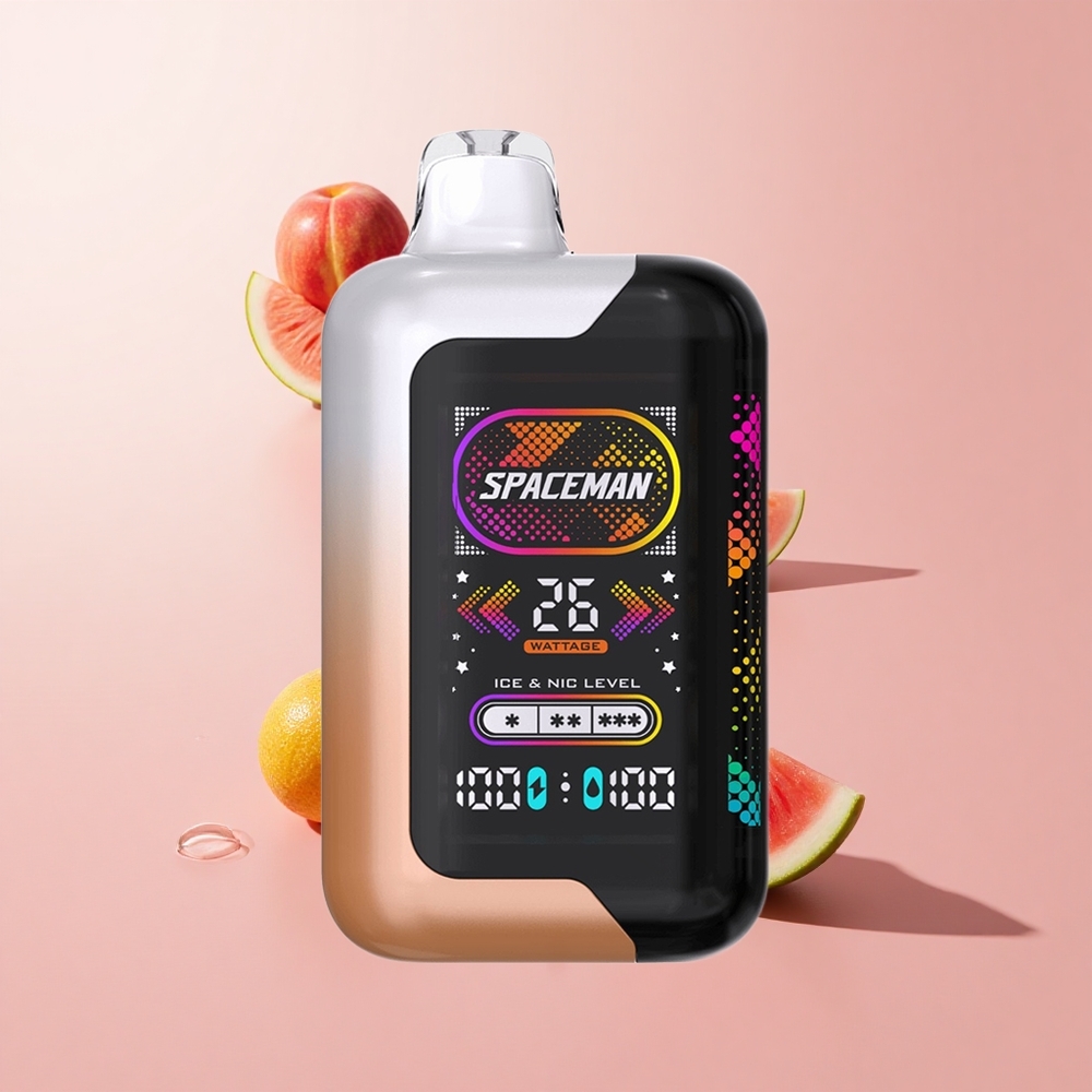 SMOK SPACEMAN SP40000 Eldobható E-cigaretta 40000 Slukk Édes Őszibarack-Görögdinnye 20ml SMOK SPACEMAN SP40000 Eldobható E-cigaretta 40000 Slukk Édes Őszibarack-Görögdinnye 20ml